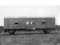 Pomocný osobní vůz Mci ve zdravotní verzi pro Německé říšské dráhy, rok výroby 1943