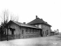 Budova vanových a sprchových koupelen z roku 1921