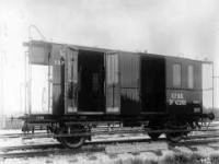 Služební poštovní vůz pro Opavskou dráhu, rok 1905