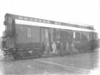 První čtyřnápravový poštovní vůz Fa pro ČSD, rok výroby 1925
