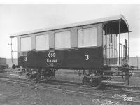 Přípojný vůz 3. třídy Cl pro ČSD, rok výroby 1929