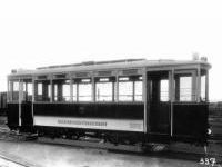 Motorový tramvajový vůz pro Liberec, rok výroby 1920