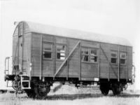 Pomocný osobní vůz Mci, přestavěný z nákladního vozu, rok 1944