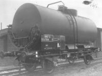 Kotlový vůz R 300hl s topením do Francie, rok výroby 1948