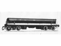 Čtyřnápravový výklopník Dumpcar o nosnosti 50 t pro SSSR, rok 1949