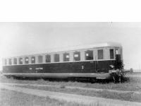 Přípojný vůz Calm pro ČSD, rok výroby 1949