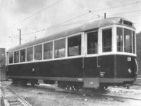 Přípojný tramvajový vůz pro dráhu Ostrava - Bohumín, rok výroby 1948