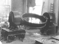 Úzkorozchodný struskový vůz (760 mm) pro VŽKG Ostrava, rok výroby 1954