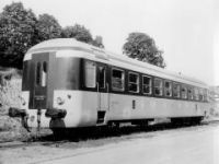 Prototyp čtyřnápravového přípojného vozu Balm 24,8m, rok výroby 1962