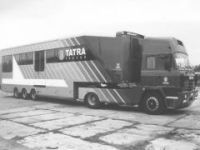 Komerční návěs TATRA, vagonka se podílela na stavbě návěsu, rok 1994