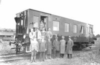 První motorový vůz M 132.001 z roku 1927, nýtované konstrukce