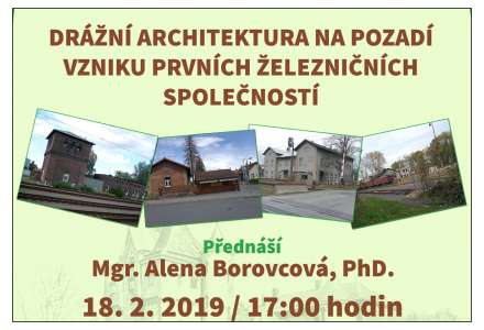 "Drážní architektura na pozadí vzniku prvních železničních společností."