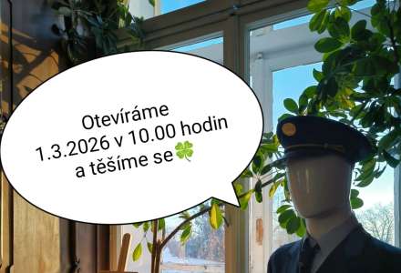 Otevíráme 1. března 2026